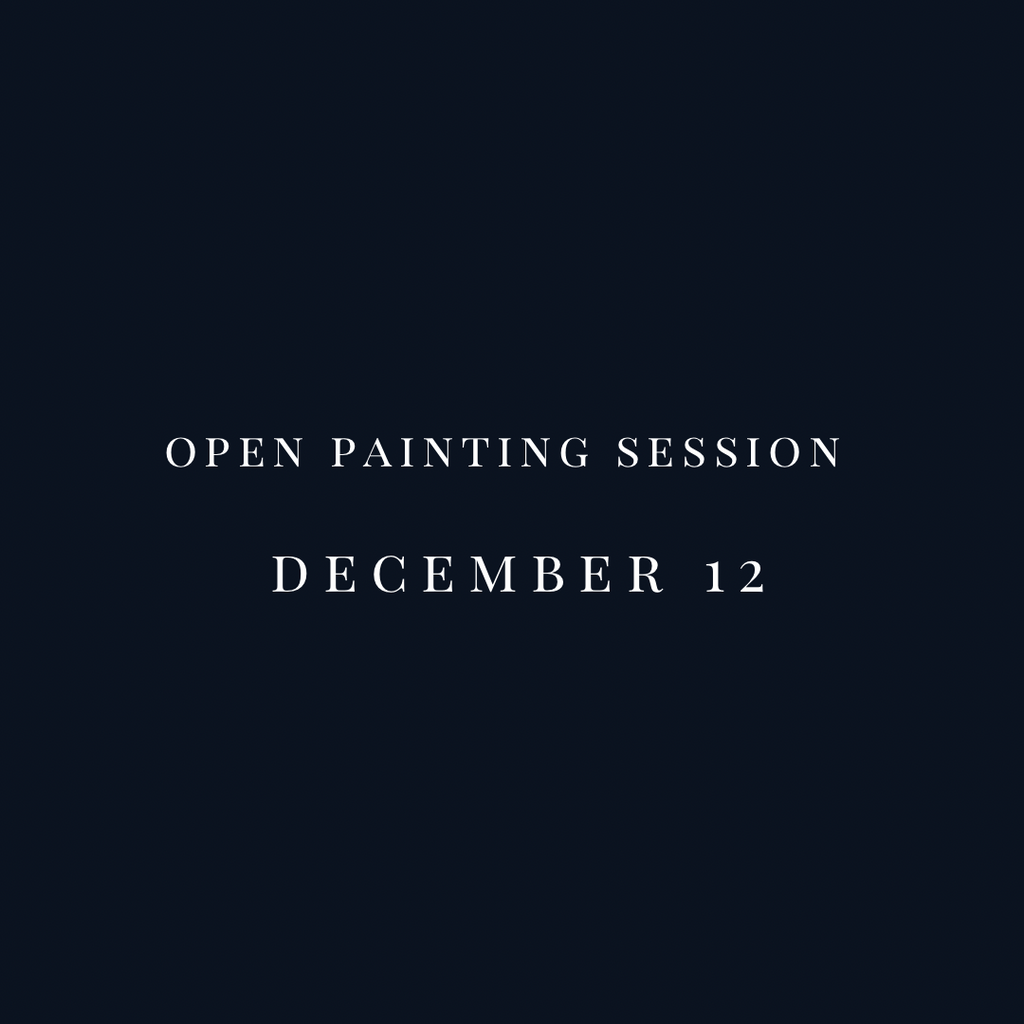 open painting session DEC 12