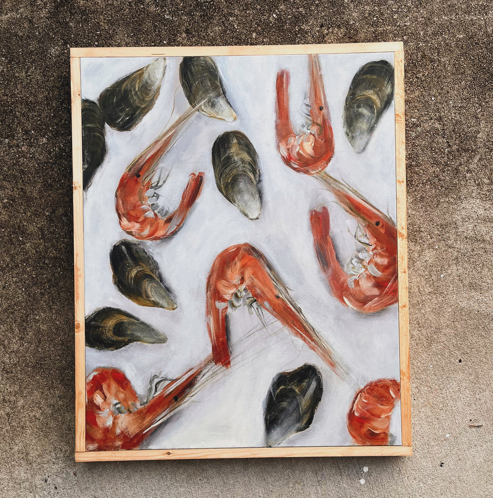 shrimp and oysters RESERVED FOR CLIENT