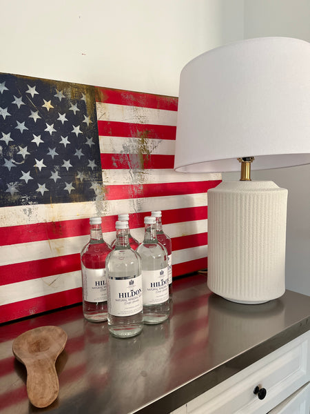 American Flag on canvas painting