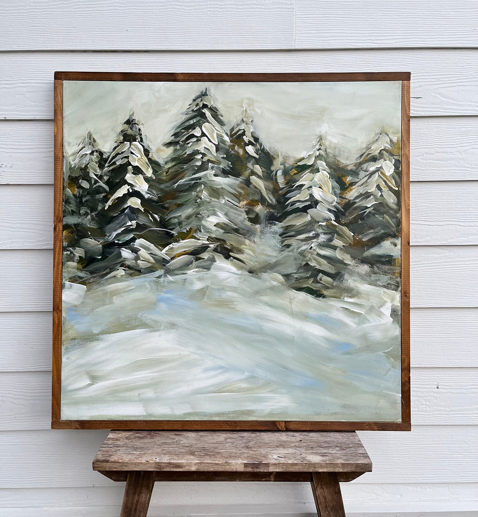 Snowy trees