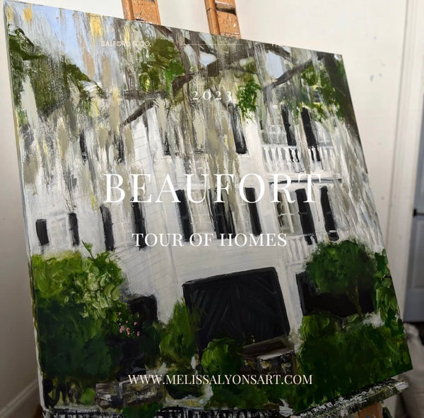 Port Republic Beaufort Tour of Homes painting