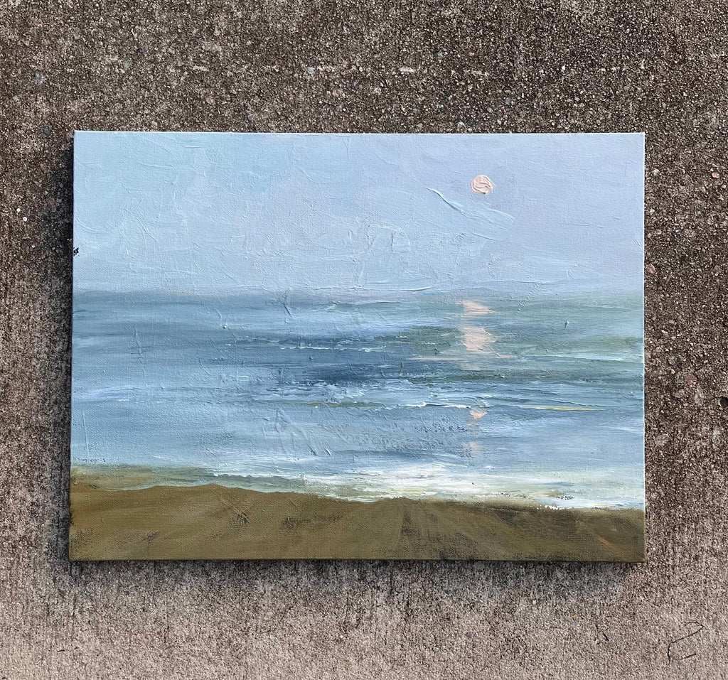Moonlight sea