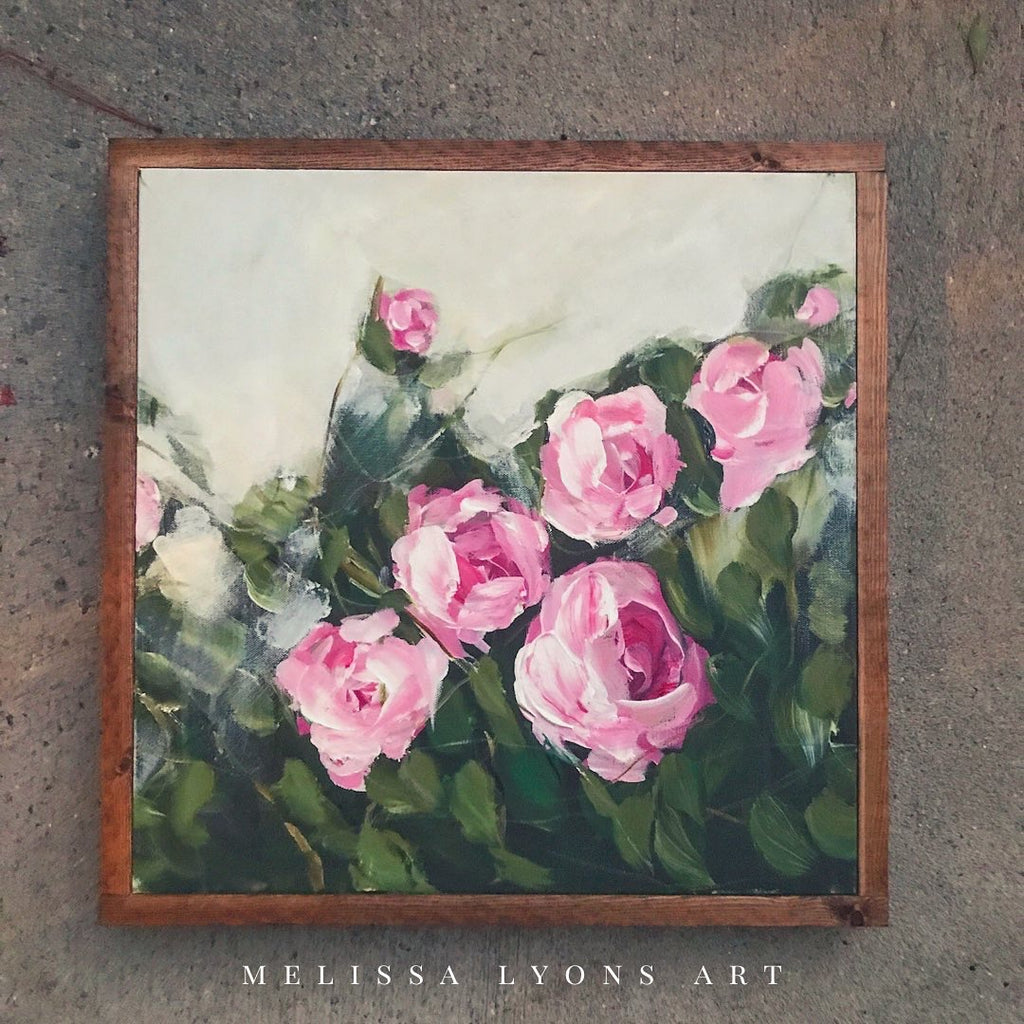 pink roses