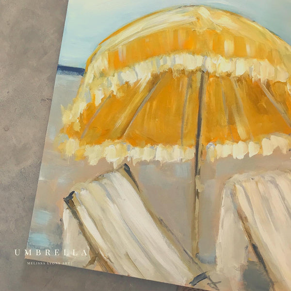 Yellow umbrella