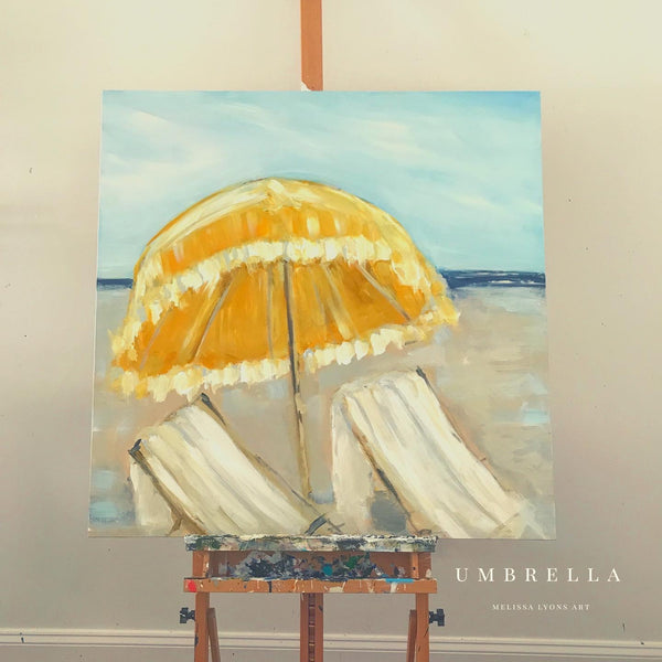 Yellow umbrella