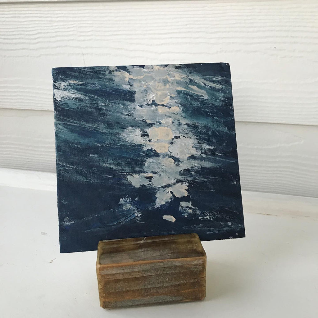 light over water