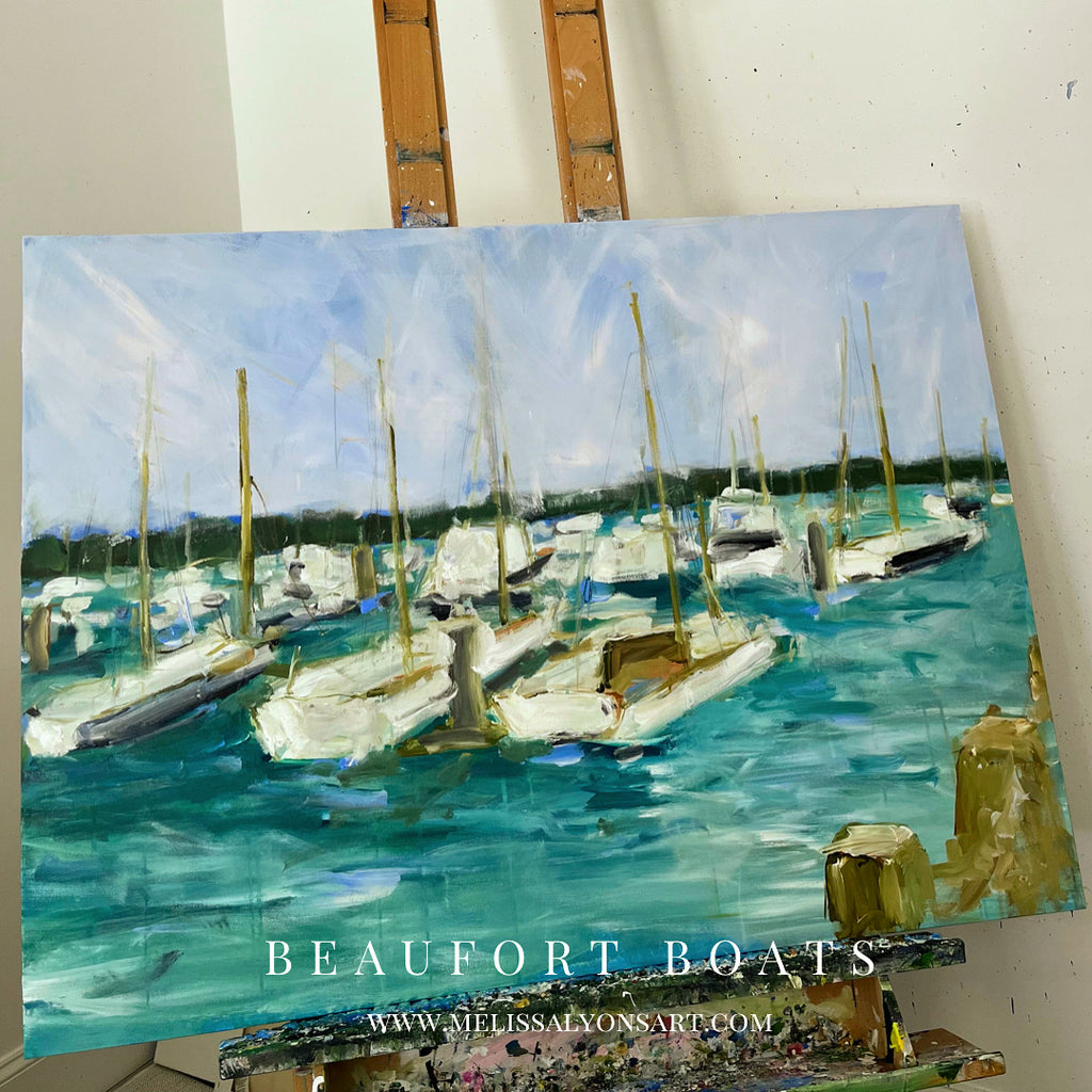 Beaufort docked boats