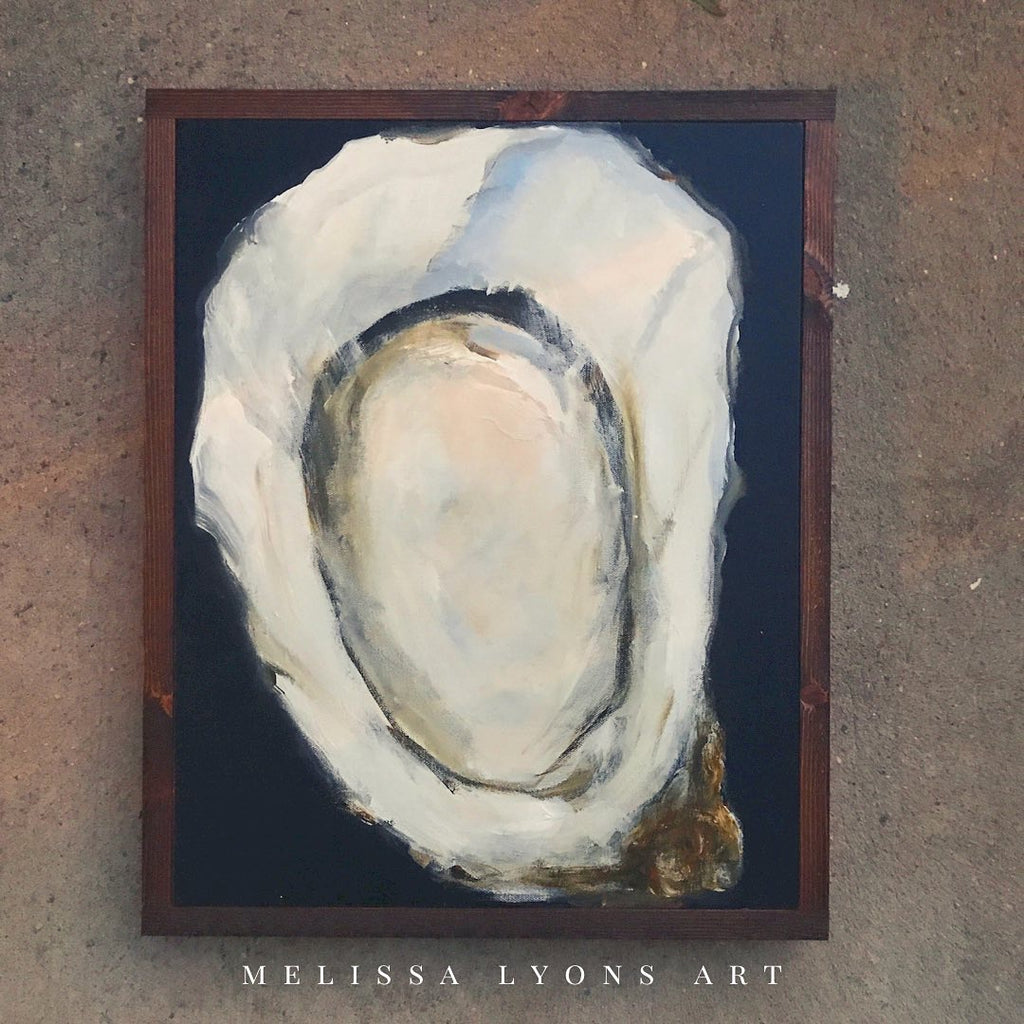 oyster on black