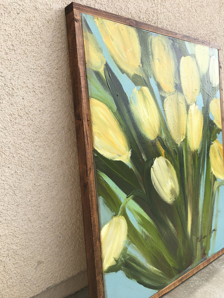 yellow tulips