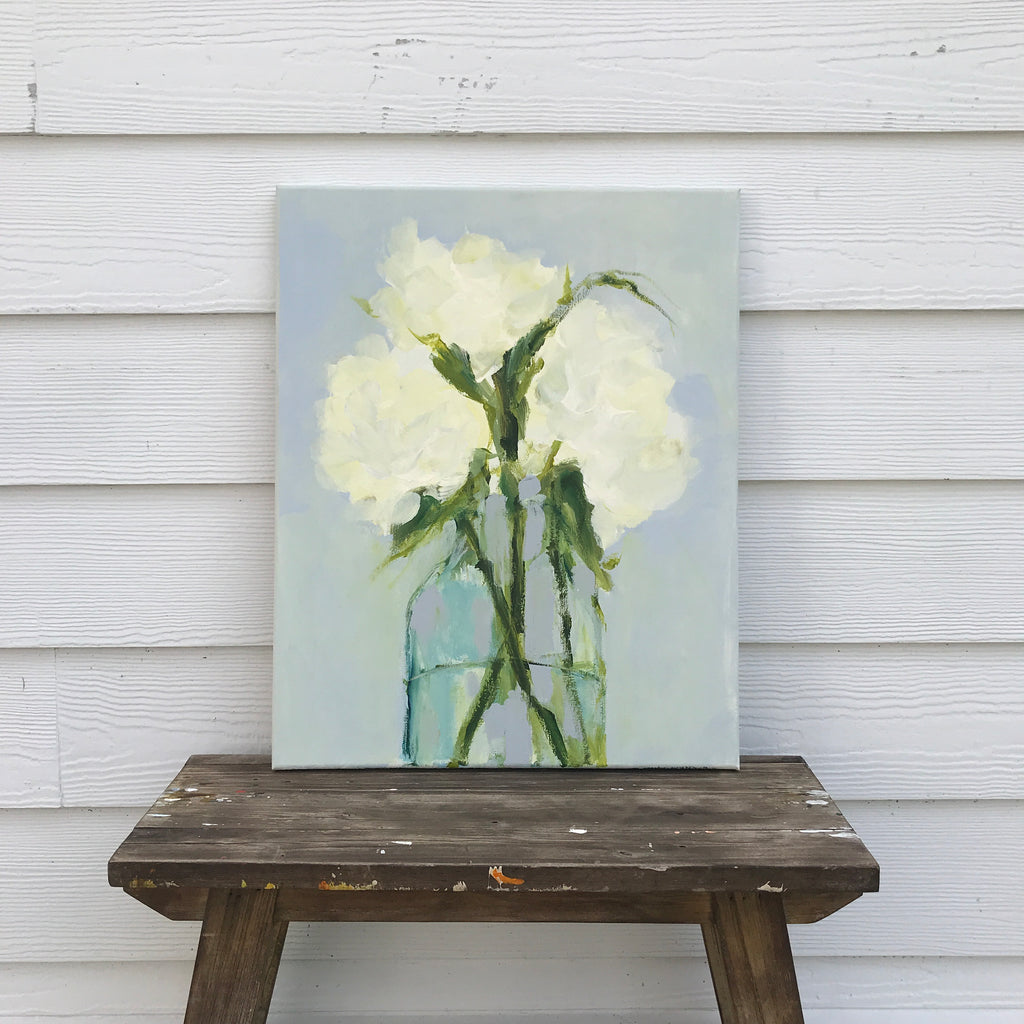 peonies in a vase