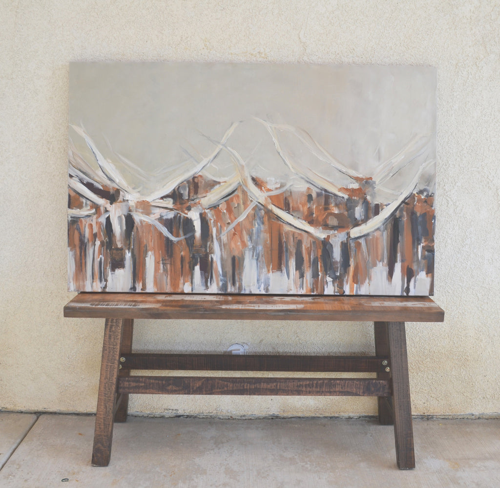 abstract longhorns