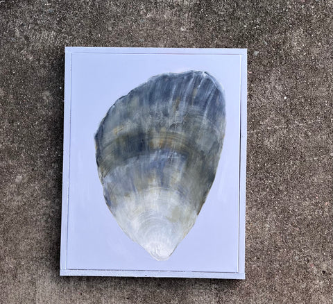 Oyster on French blue