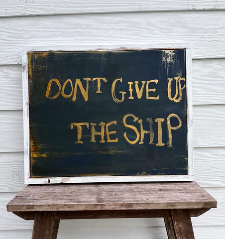dont give up the ship nautical flag