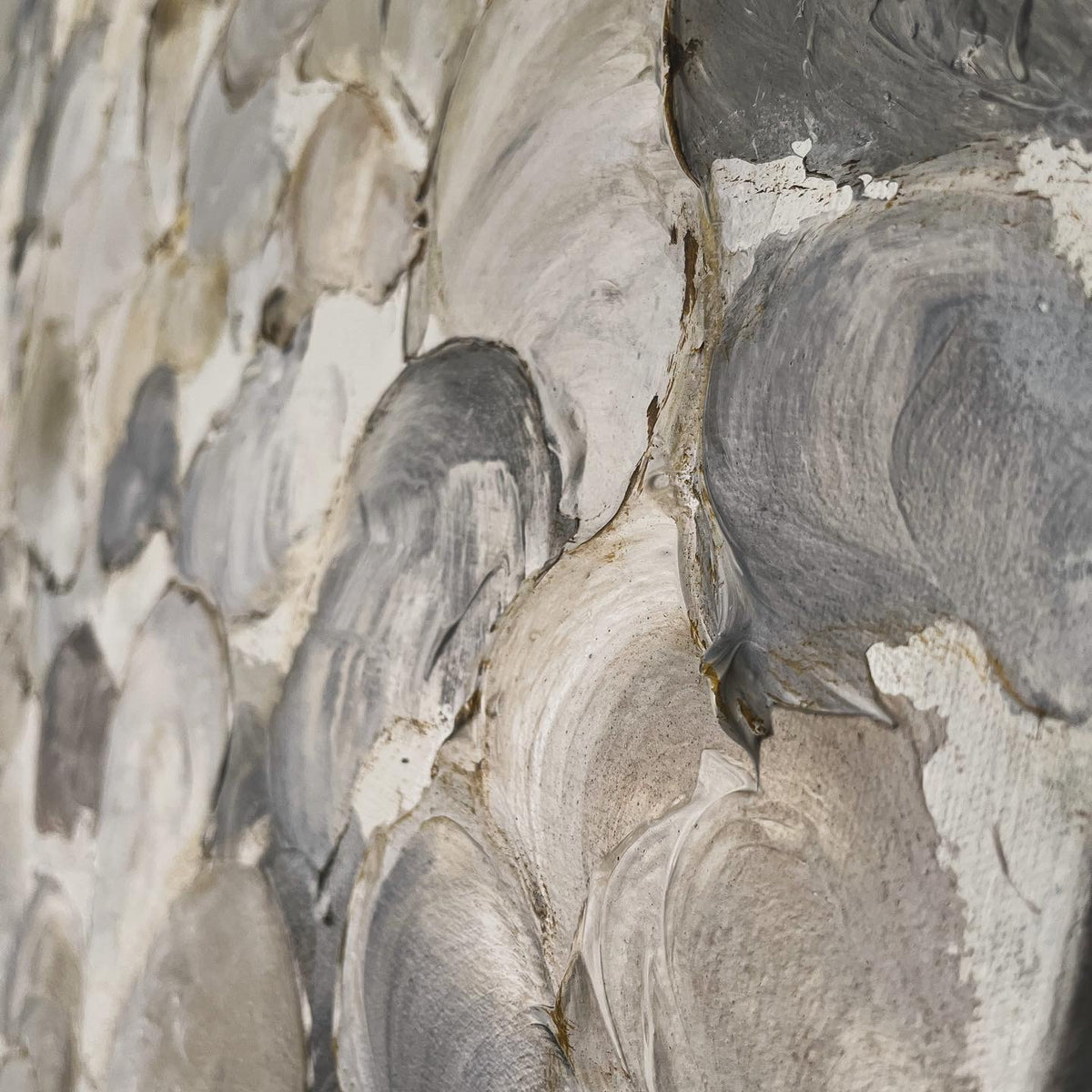 Textured Oysters / original oyster painting