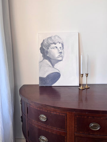 statue painting