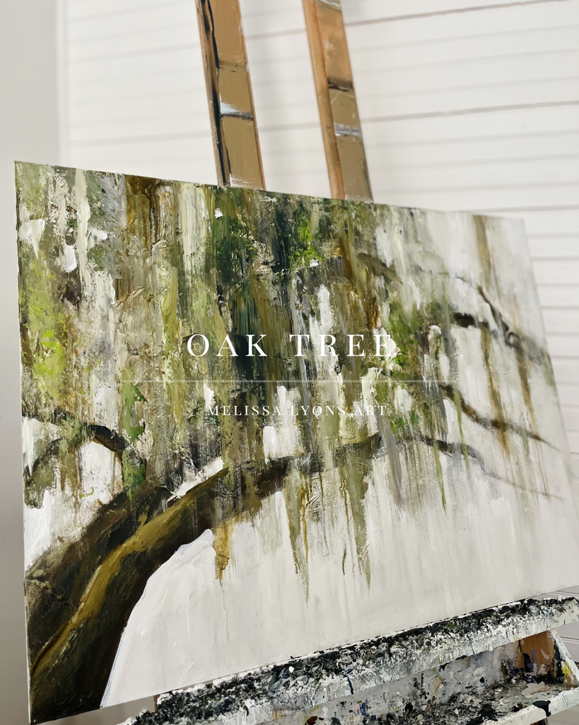Spanish Moss Oak Tree