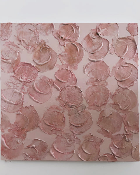 Pink clam shells