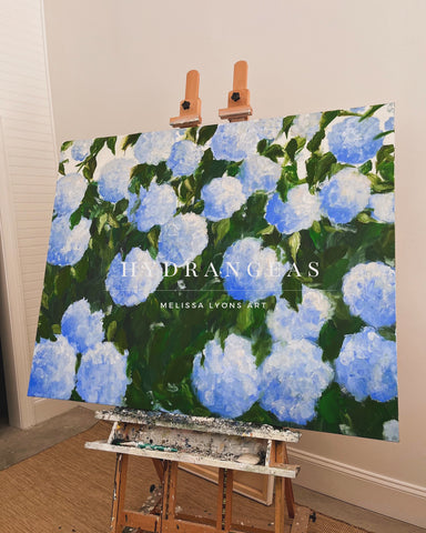 Blue Hydrangeas