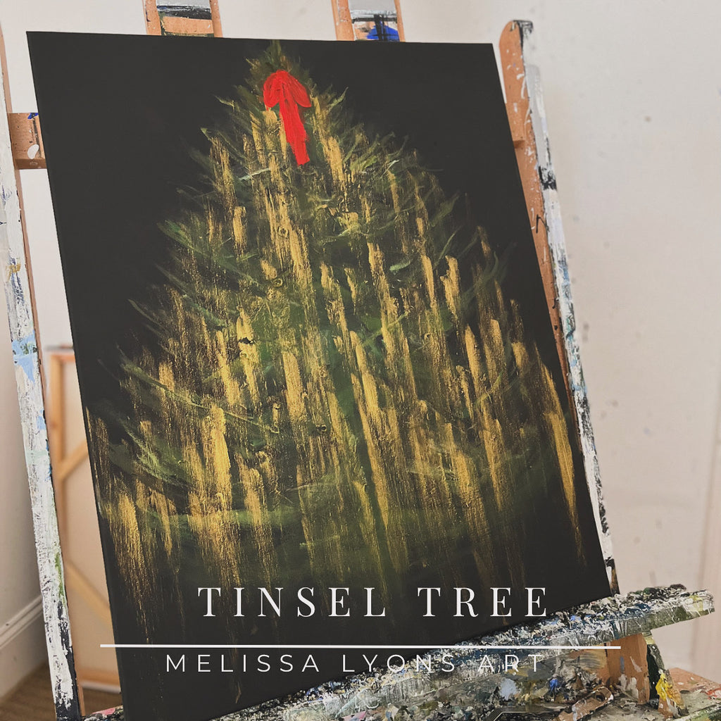 Tinsel tree