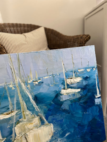 textured boats