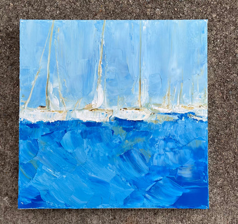 textured boats