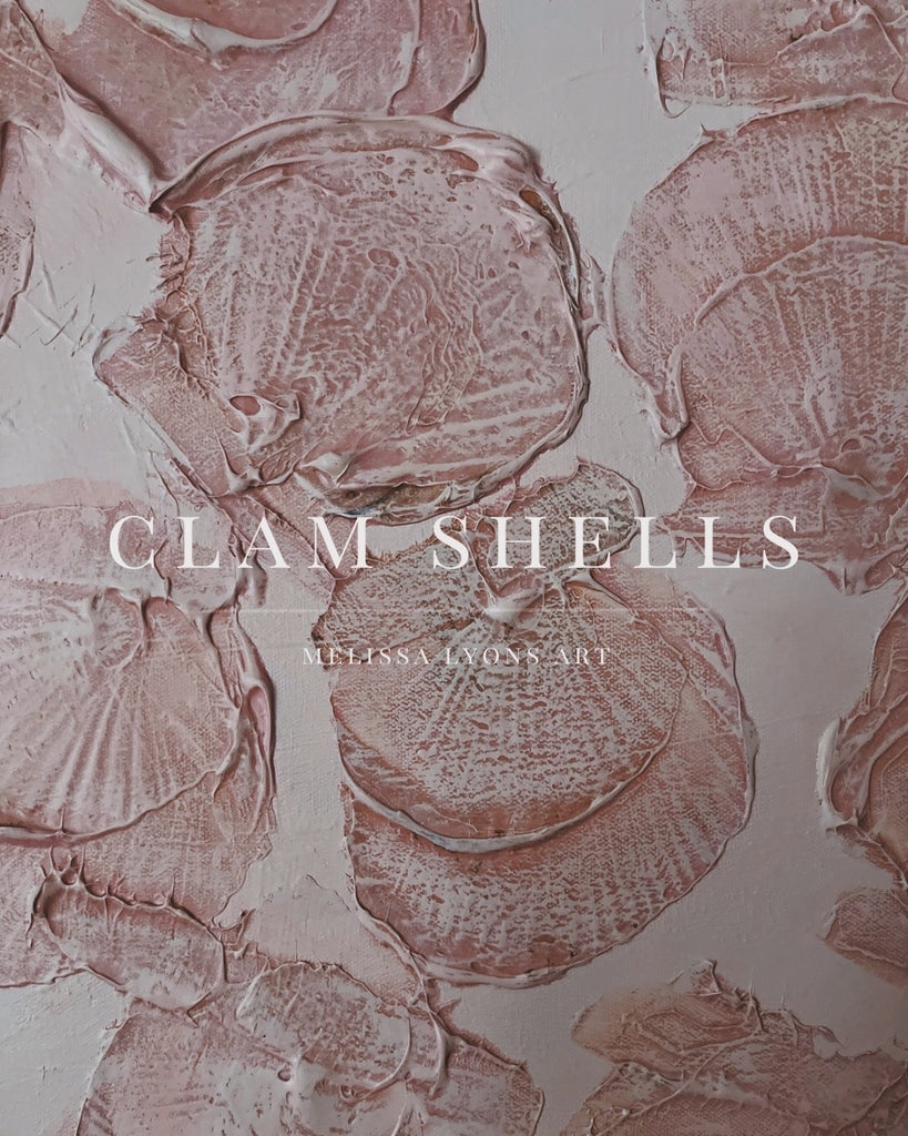 Pink clam shells