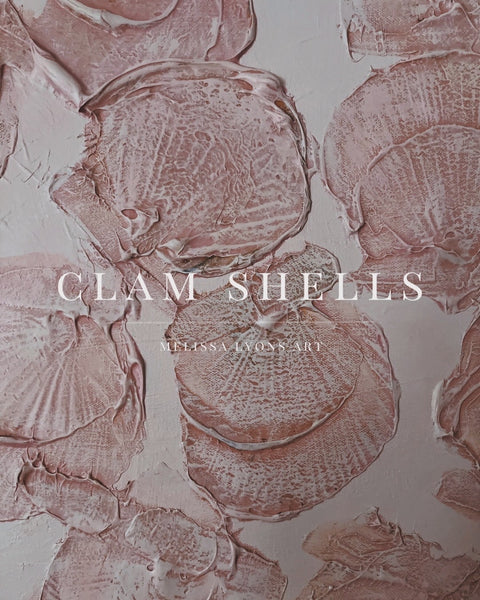 Pink clam shells