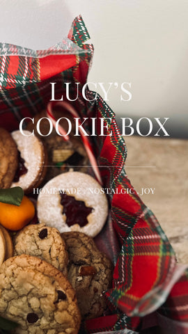 Lucy’s Holiday Cookie Box ( includes local delivery  )