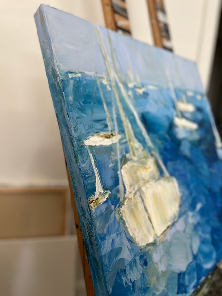 textured boats
