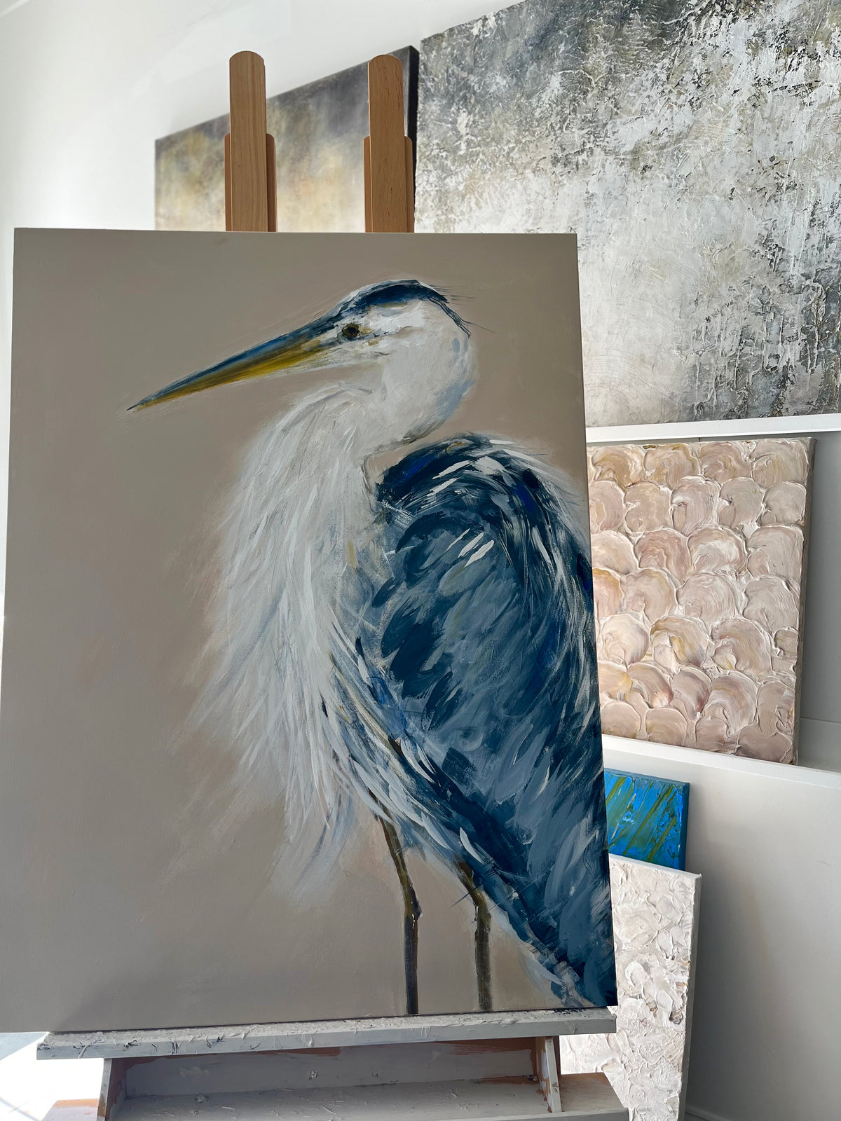 blue heron reserved for Pamela