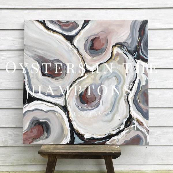 Oyster painting by Caitlin Pavon