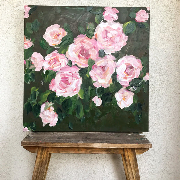 Brushstroke roses
