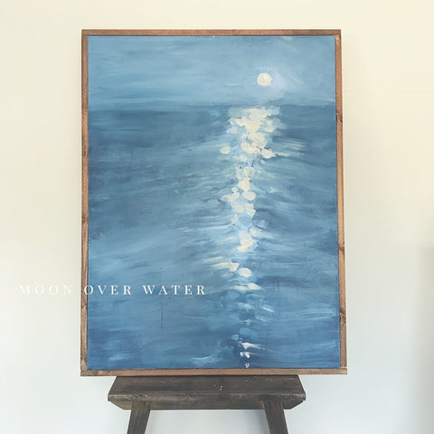 moon over water