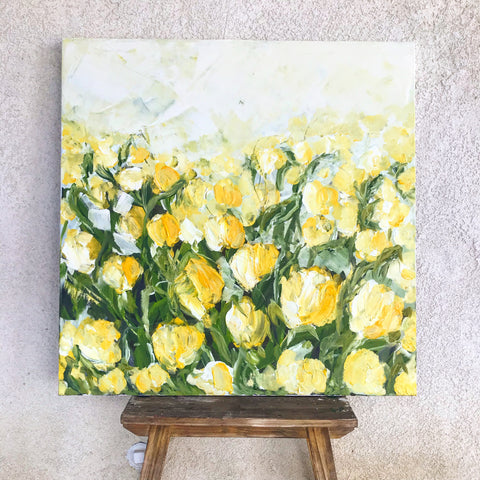 Yellow tulips