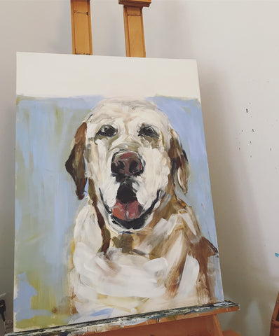 benny Dog painting