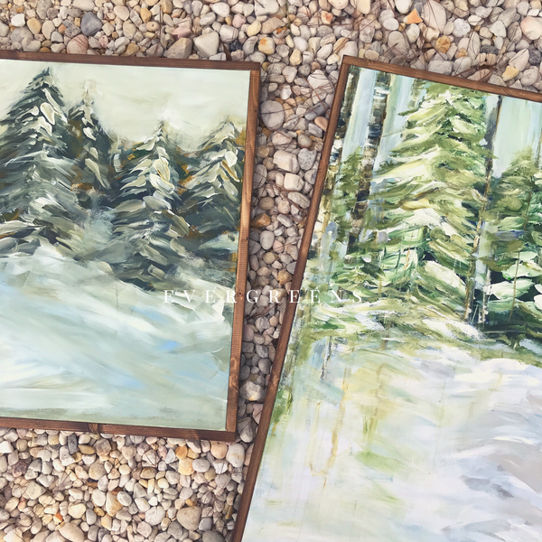 snowy trees