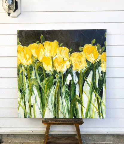 Yellow tulips