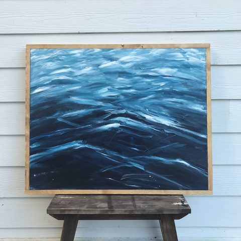 blue water