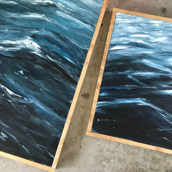 blue water