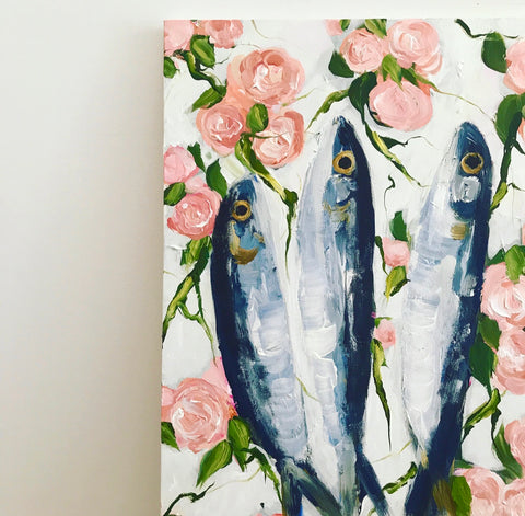 Fish and flowers