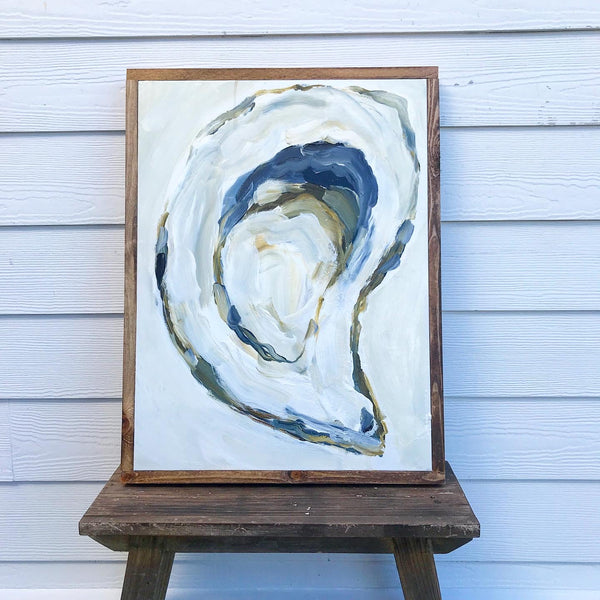 2 birch trees and oyster