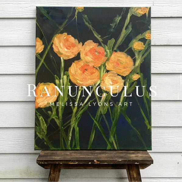 Ranunculus – Melissa Lyons Art