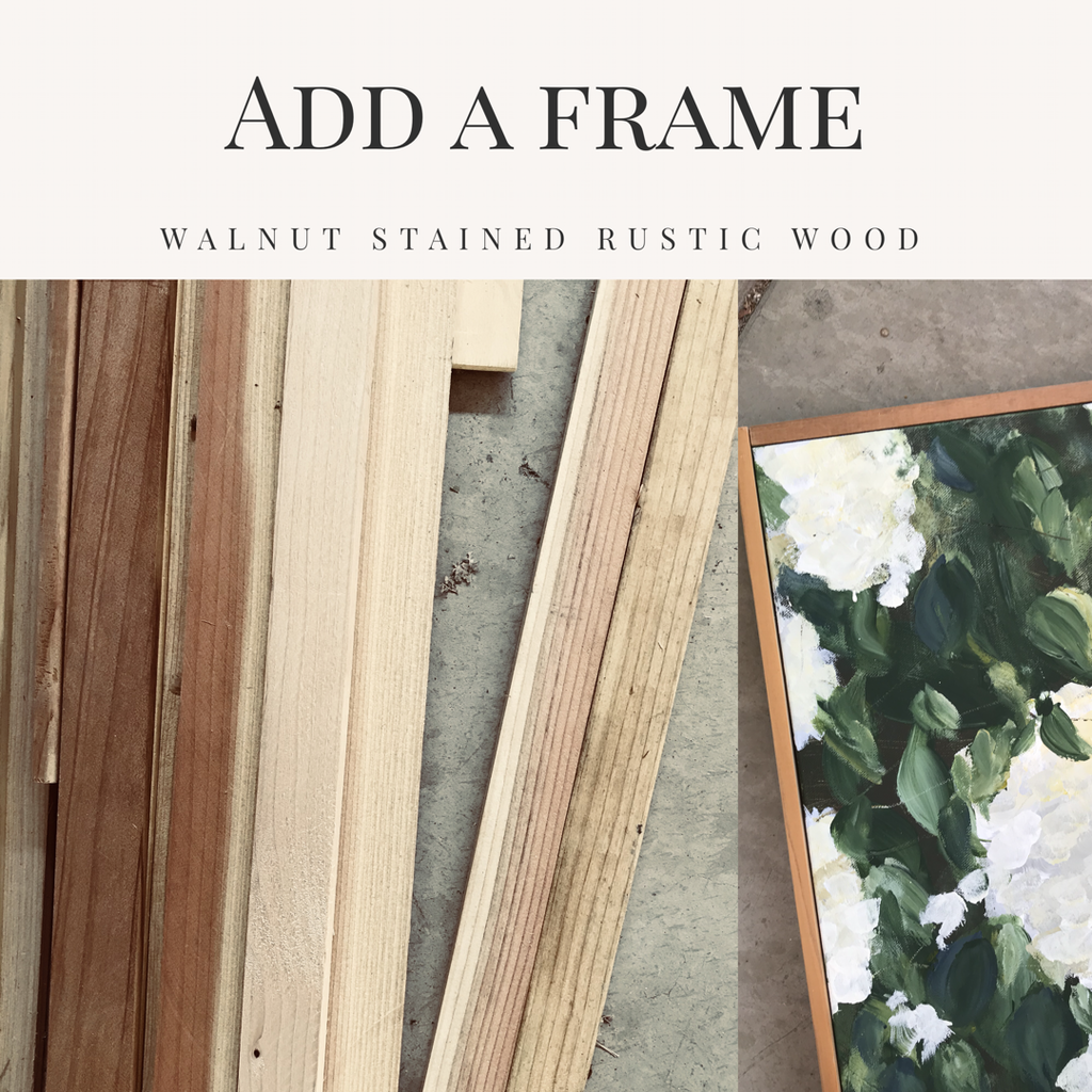 Add a rustic frame